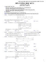 Đề cương học kỳ 1 Toán 12 năm 2025 – 2026 trường THPT Vân Cốc – Hà Nội